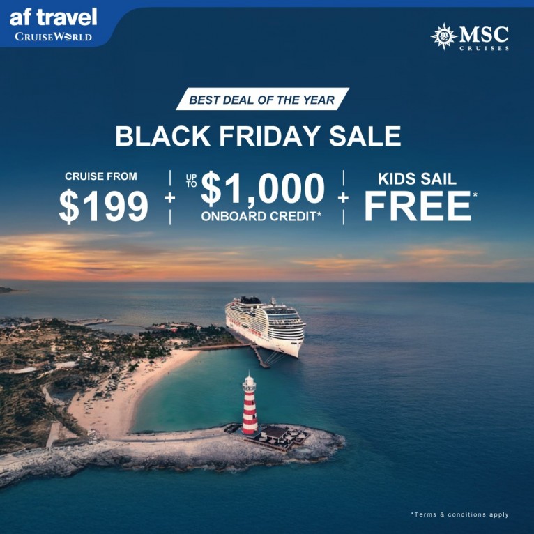 MSC Black Friday Sale